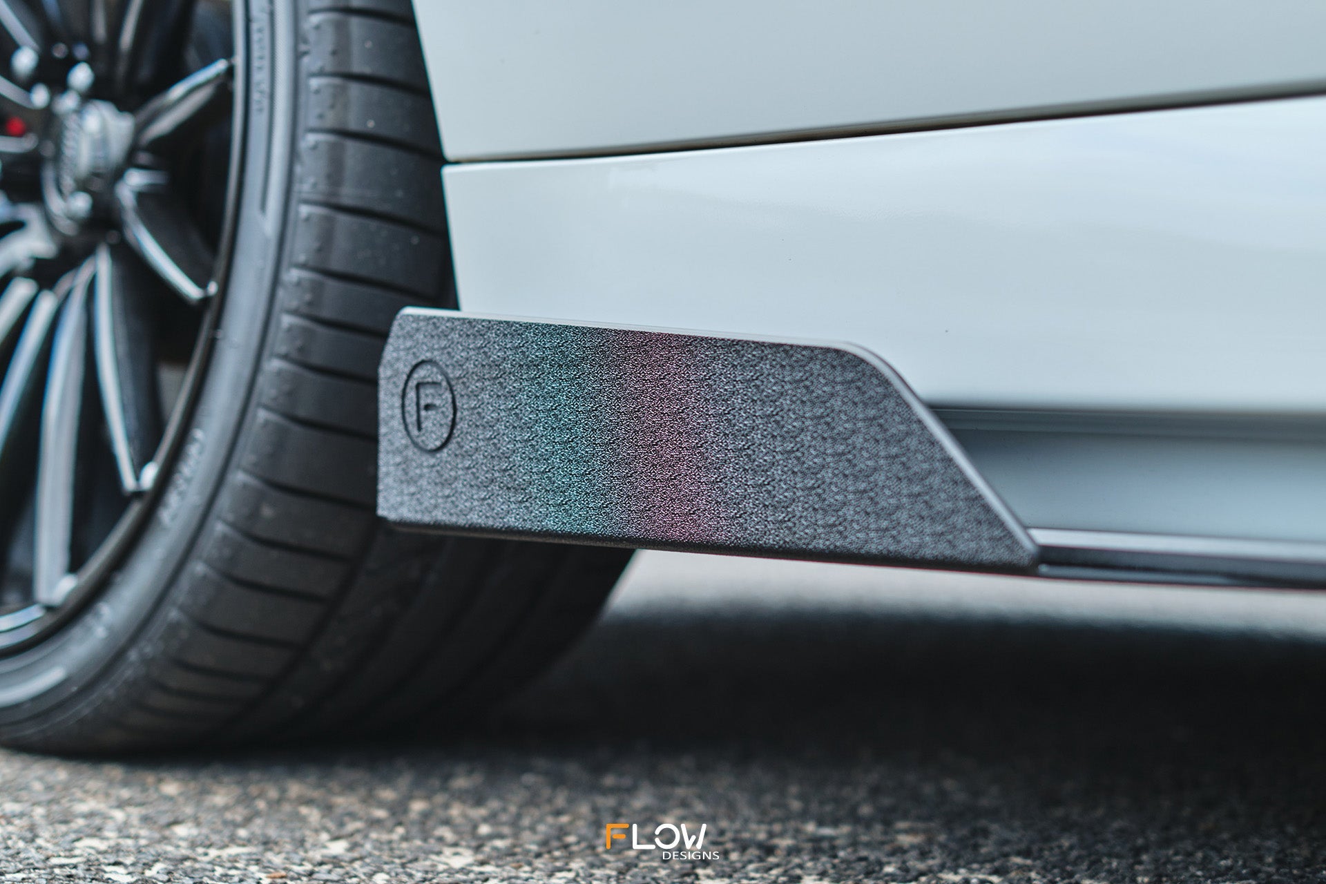Flow Designs VF Commodore S2 Ute Side Skirt Splitters (Pair) - iilumolab