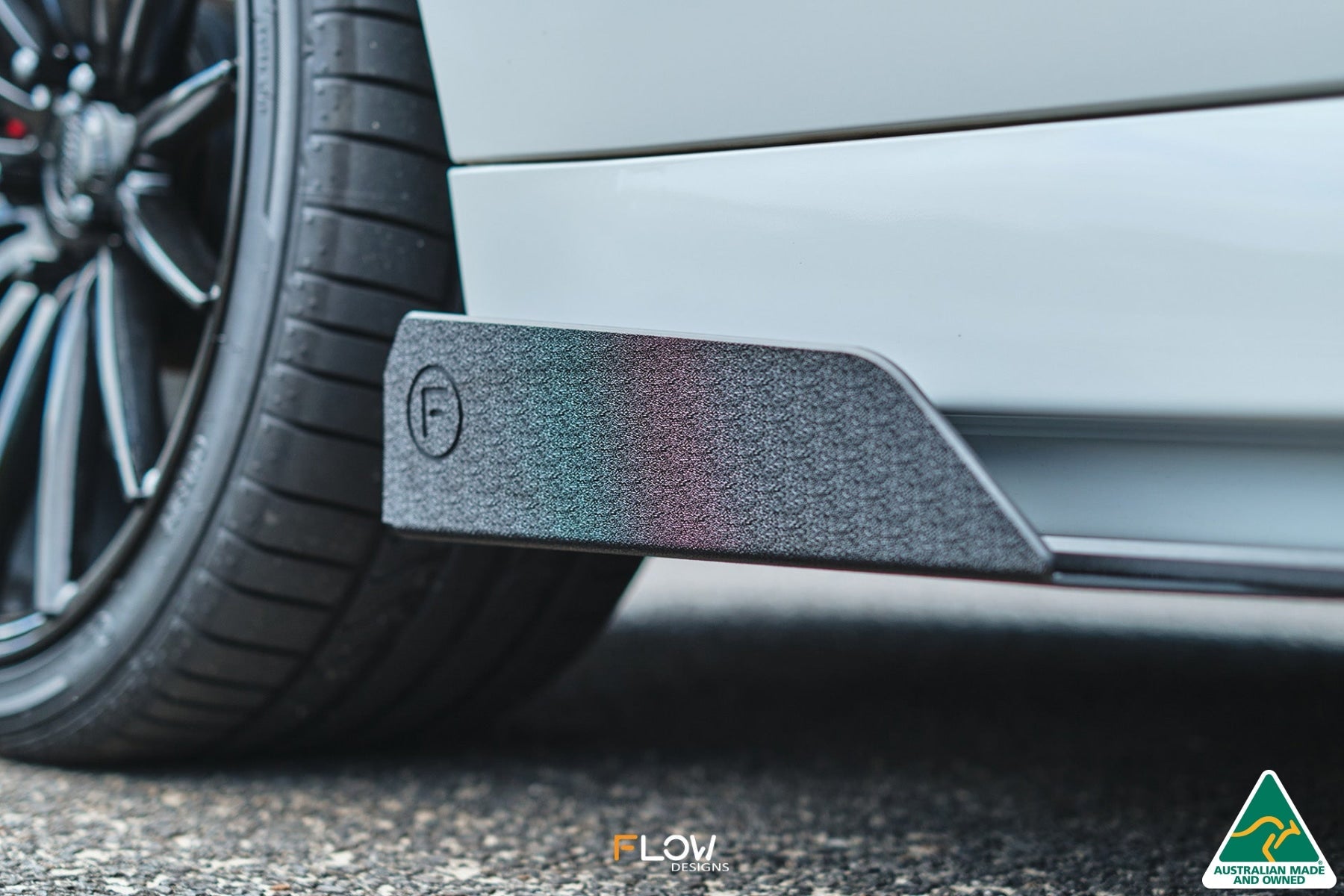 Flow Designs VF Commodore S2 Ute Side Skirt Splitter Winglets (Pair)