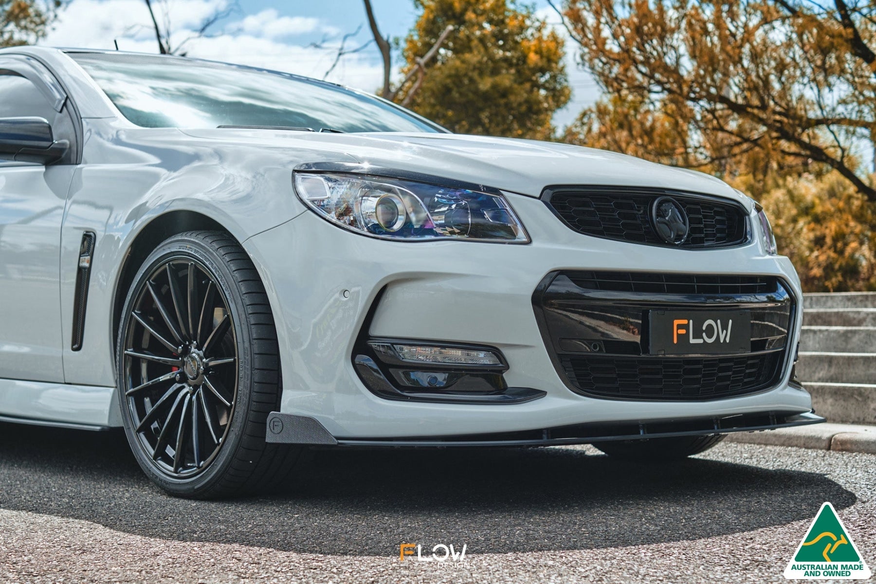 Flow Designs VF Commodore S2 Ute Front Lip Splitter Winglets (Pair) - iilumolab