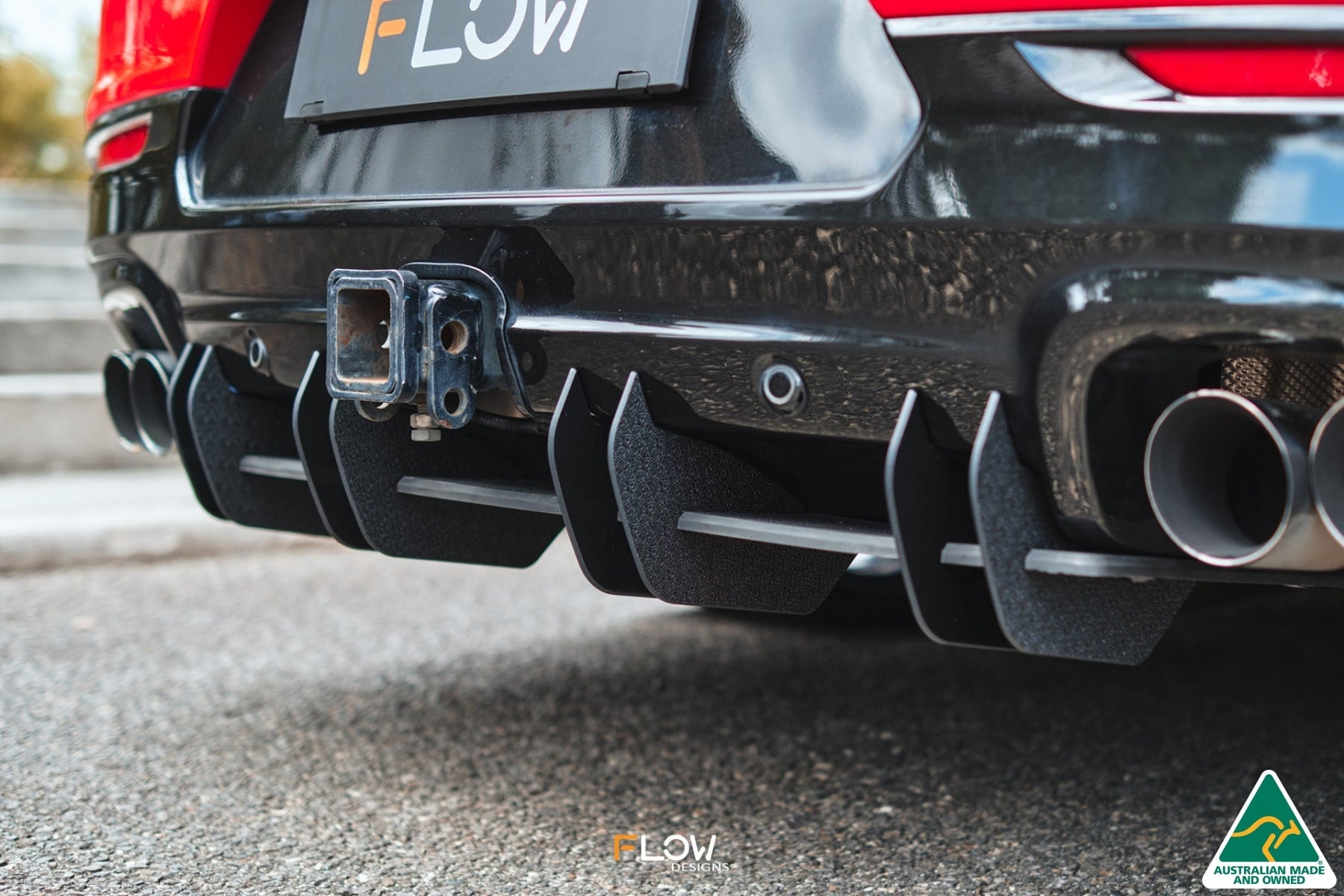 Flow Designs VF Commodore S1 Sedan Flow-Lock Rear Diffuser - iilumolab