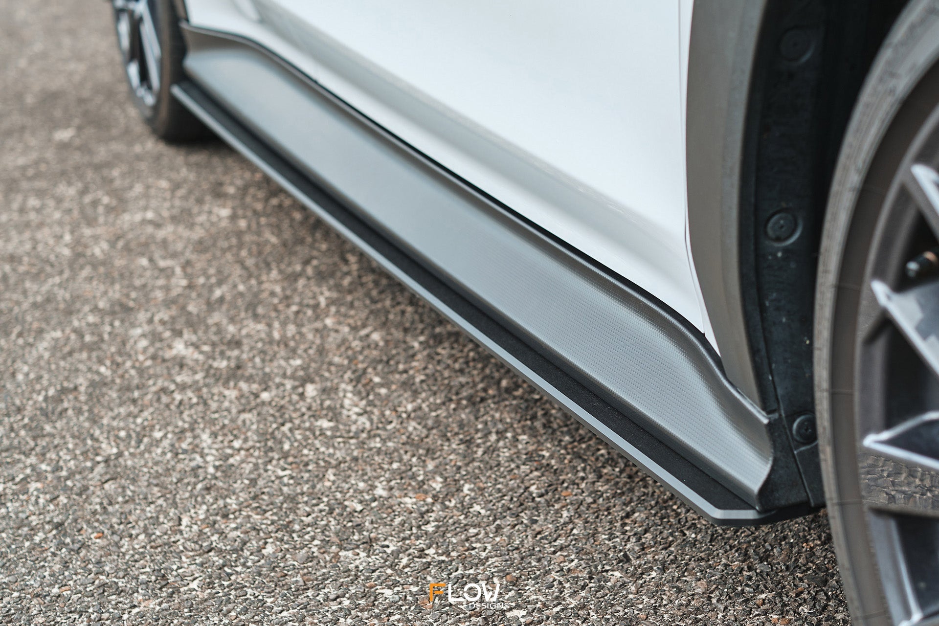 Flow Designs VB WRX Side Skirt Splitters (TEXTURED: Pair) - iilumolab