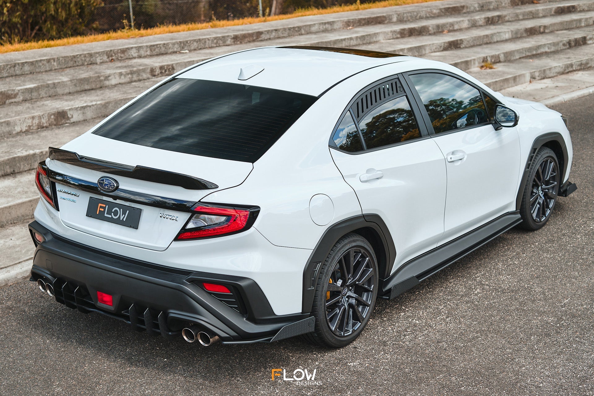Flow Designs VB WRX Side Skirt Splitter Winglets (Pair) - iilumolab