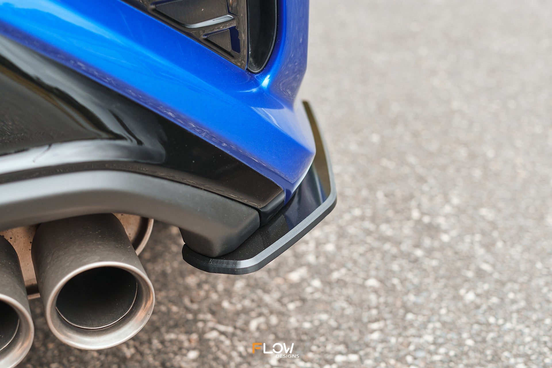 Flow Designs VB WRX Rear Spats (GLOSS; Pair) - iilumolab