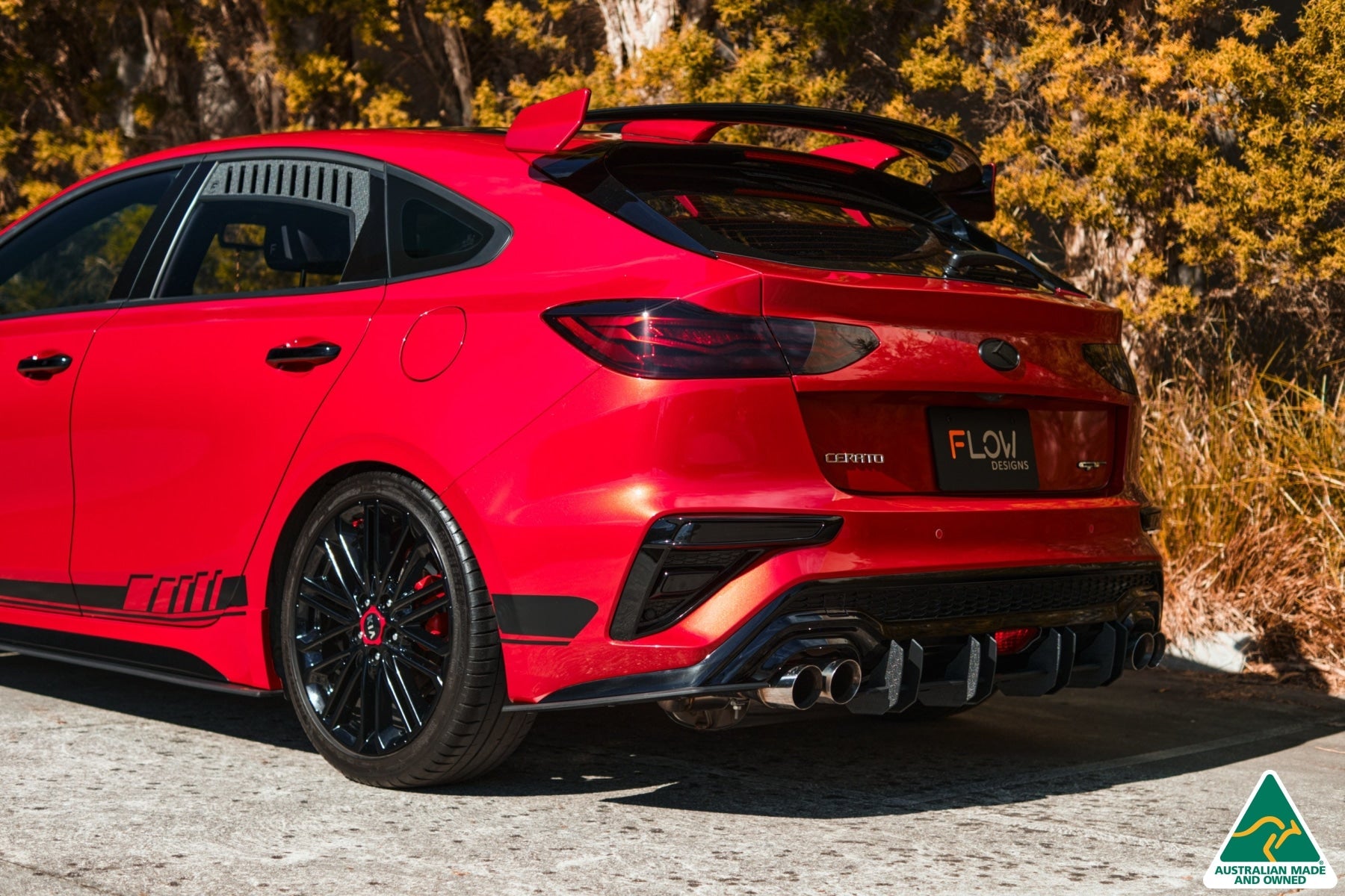 Flow Designs Cerato GT Hatch PFL Flow-Lock Rear Diffuser - iilumolab
