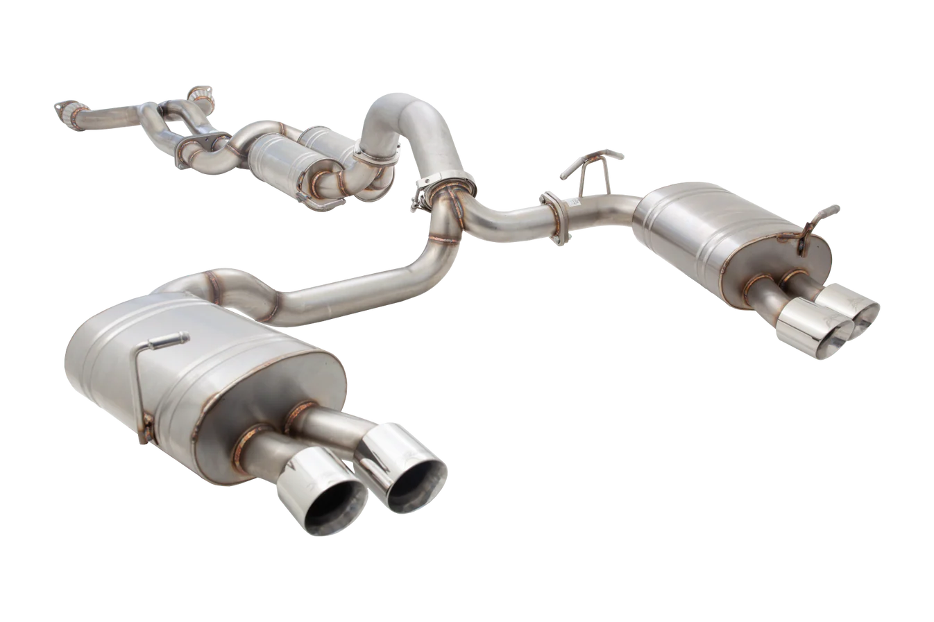 Xforce Ford FG V8 Supercharged 304 Stainless Steel Cat Back System - iilumolab