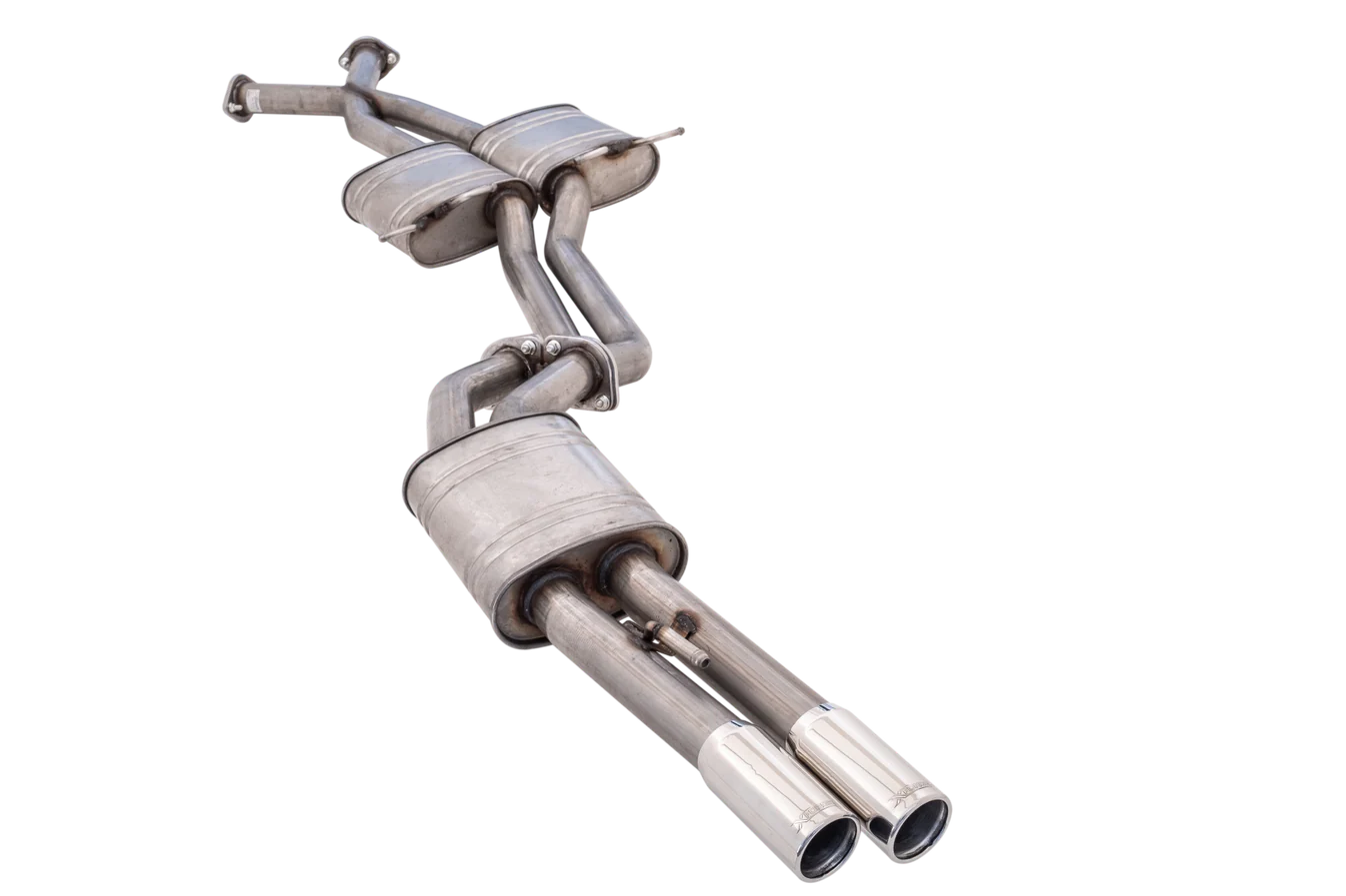 Xforce Holden Commodore V6 Ute Twin 2.25Inch Cat Back System - iilumolab