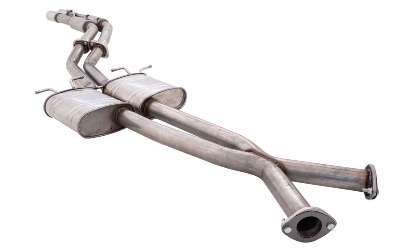 Xforce Holden V8 Ute VU-VZ 5.7L Twin 2.5Inch Cat Back Exhaust with Hot Dog Rear - iilumolab
