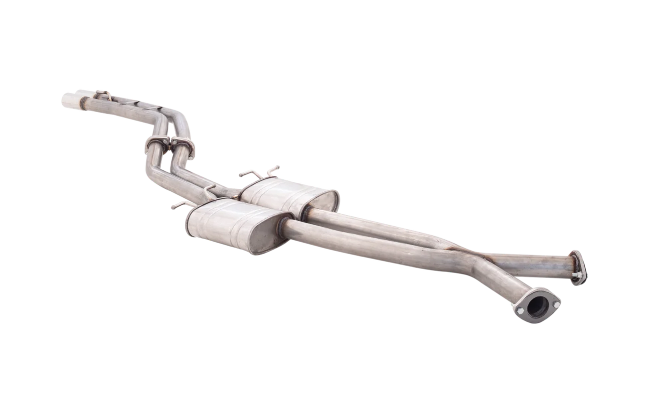 Xforce Holden V8 Ute VU-VZ 5.7L Twin 2.5Inch Cat Back Exhaust with Straight Pipe Rear - iilumolab