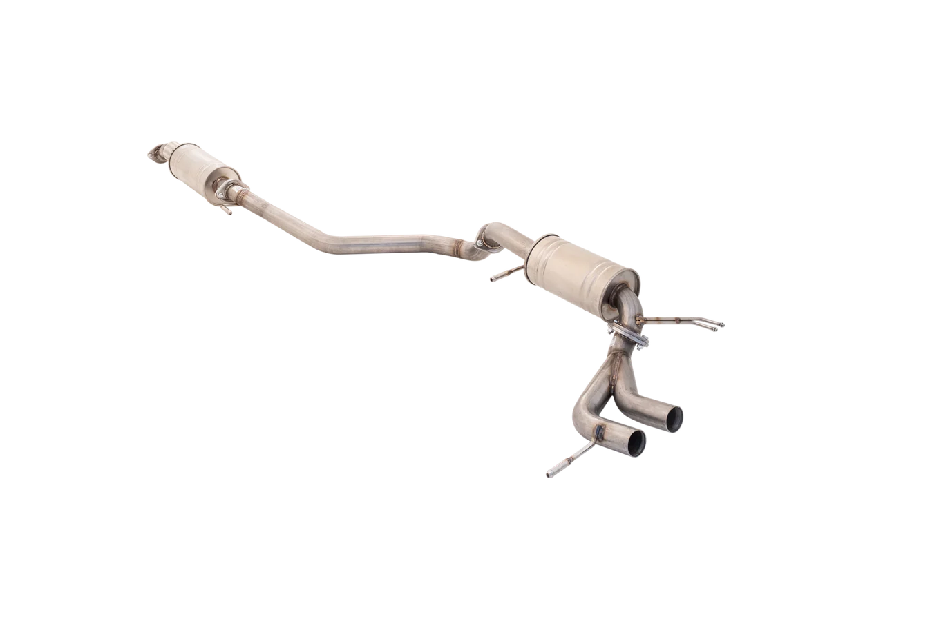 Xforce Hyundai Veloster SR Raw 409 2.5" Cat Back Exhaust - iilumolab