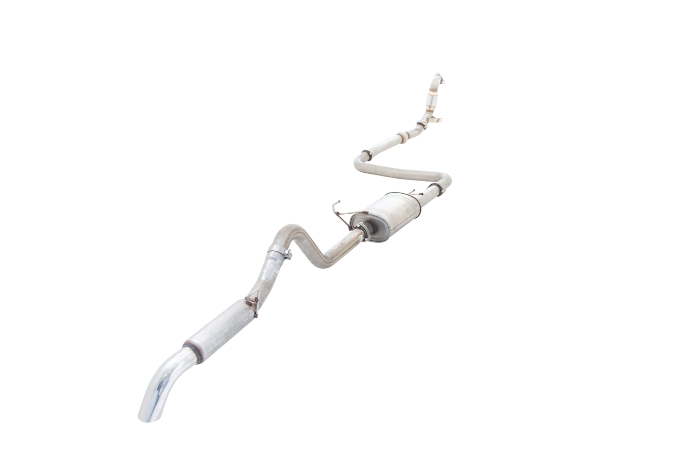Xforce Nissan Navara D40 Turbo Back Exhaust with Cat Converter - iilumolab