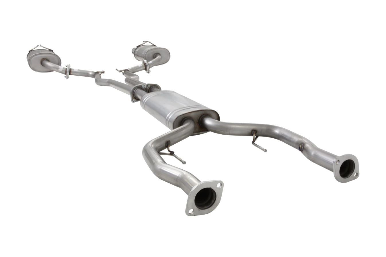Xforce Holden VE VF SV6 Sedan Raw 409 Twin 2.25Inch Cat Back System - iilumolab