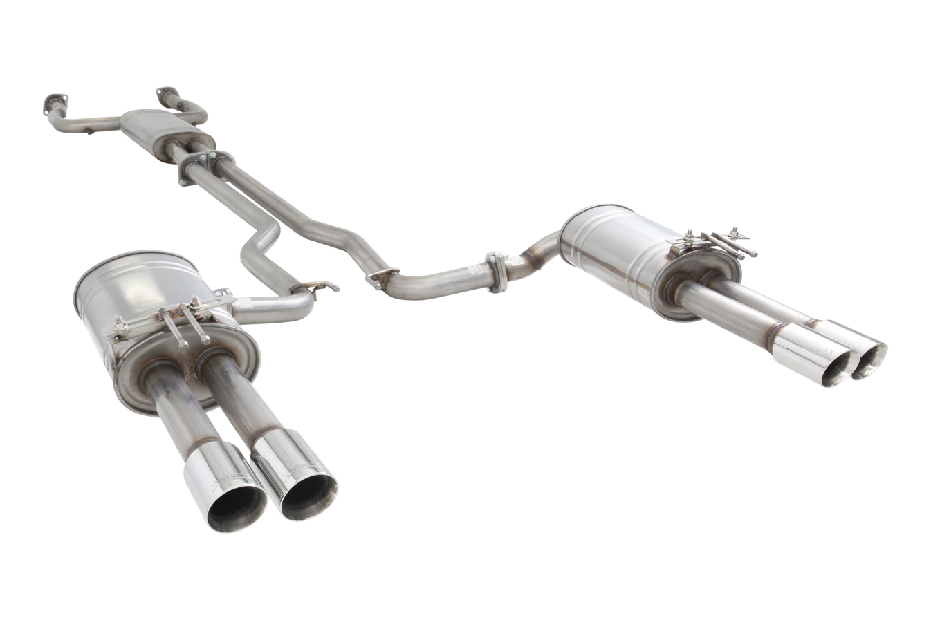 Xforce Holden VE VF SV6 Ute Raw 409 Twin 2.25Inch Cat Back System - iilumolab