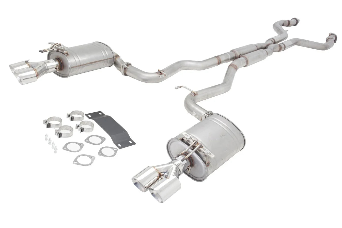 Xforce HSV Maloo Raw 409 Twin 3inch Cat Back Exhaust - iilumolab