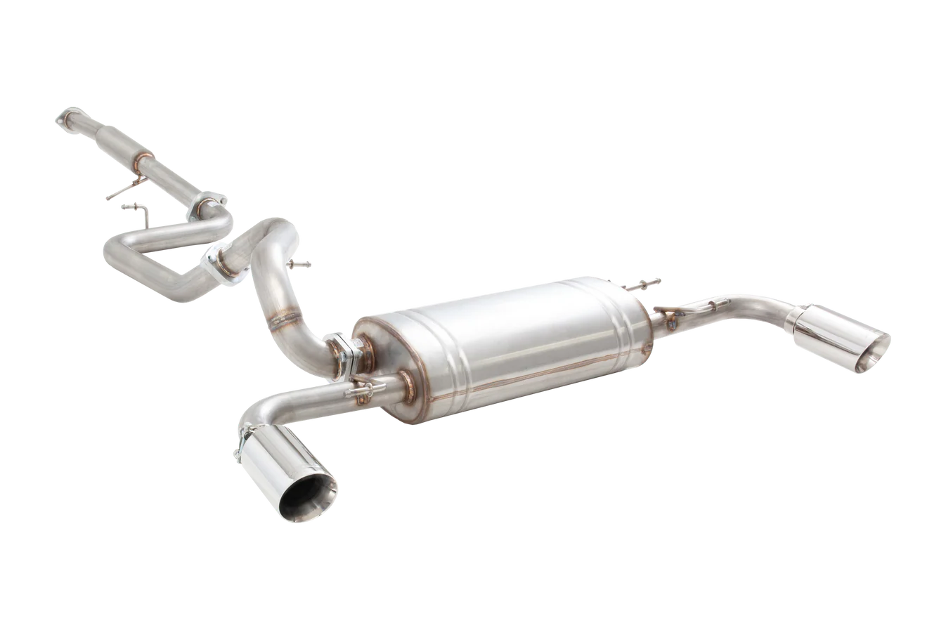 Xforce Mazda 3 SP25 BL Hatch Raw 409 Cat Back Exhaust - iilumolab