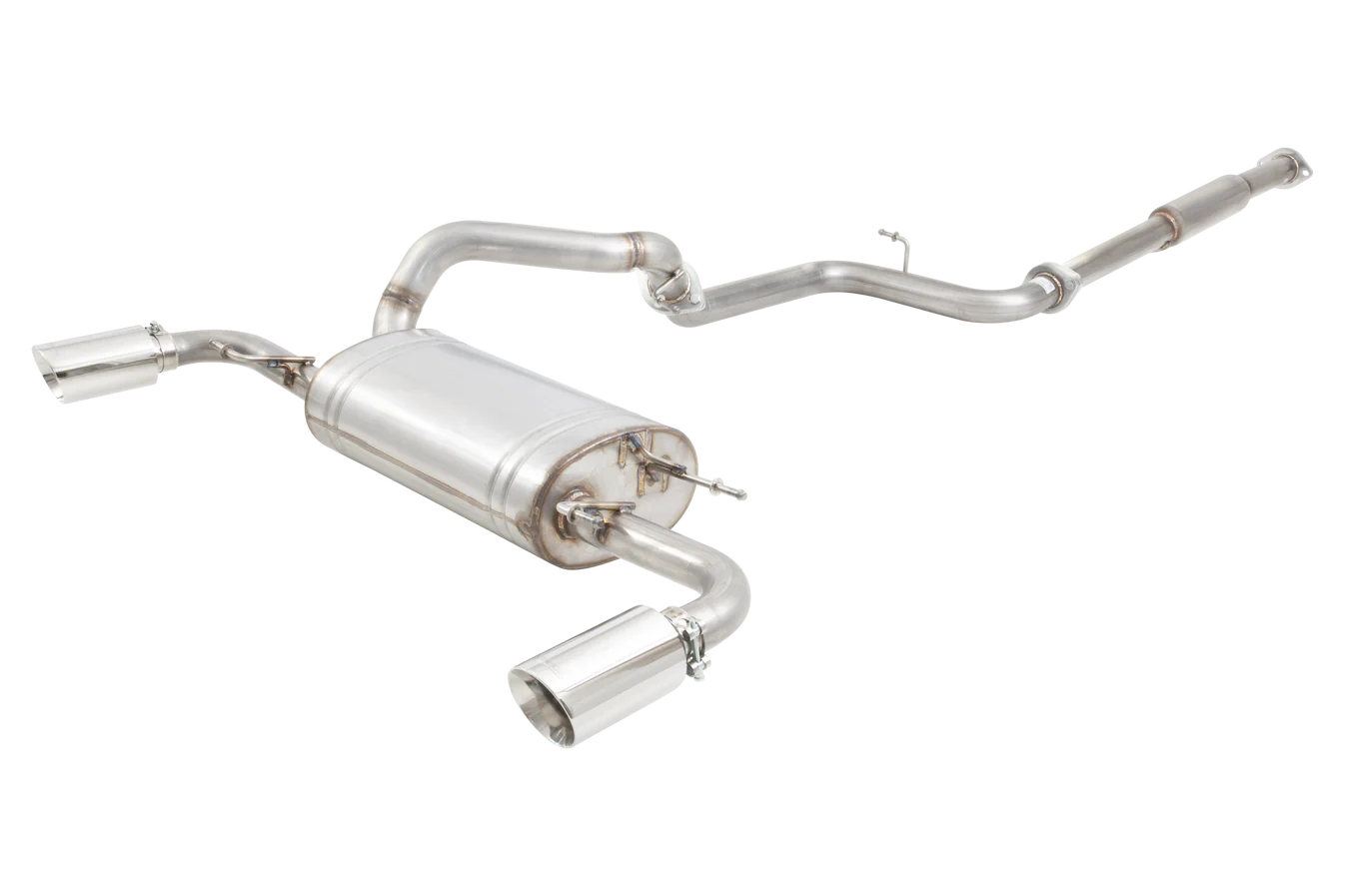 Xforce Mazda 3 SP25 BL Hatch Raw 409 Cat Back Exhaust - iilumolab