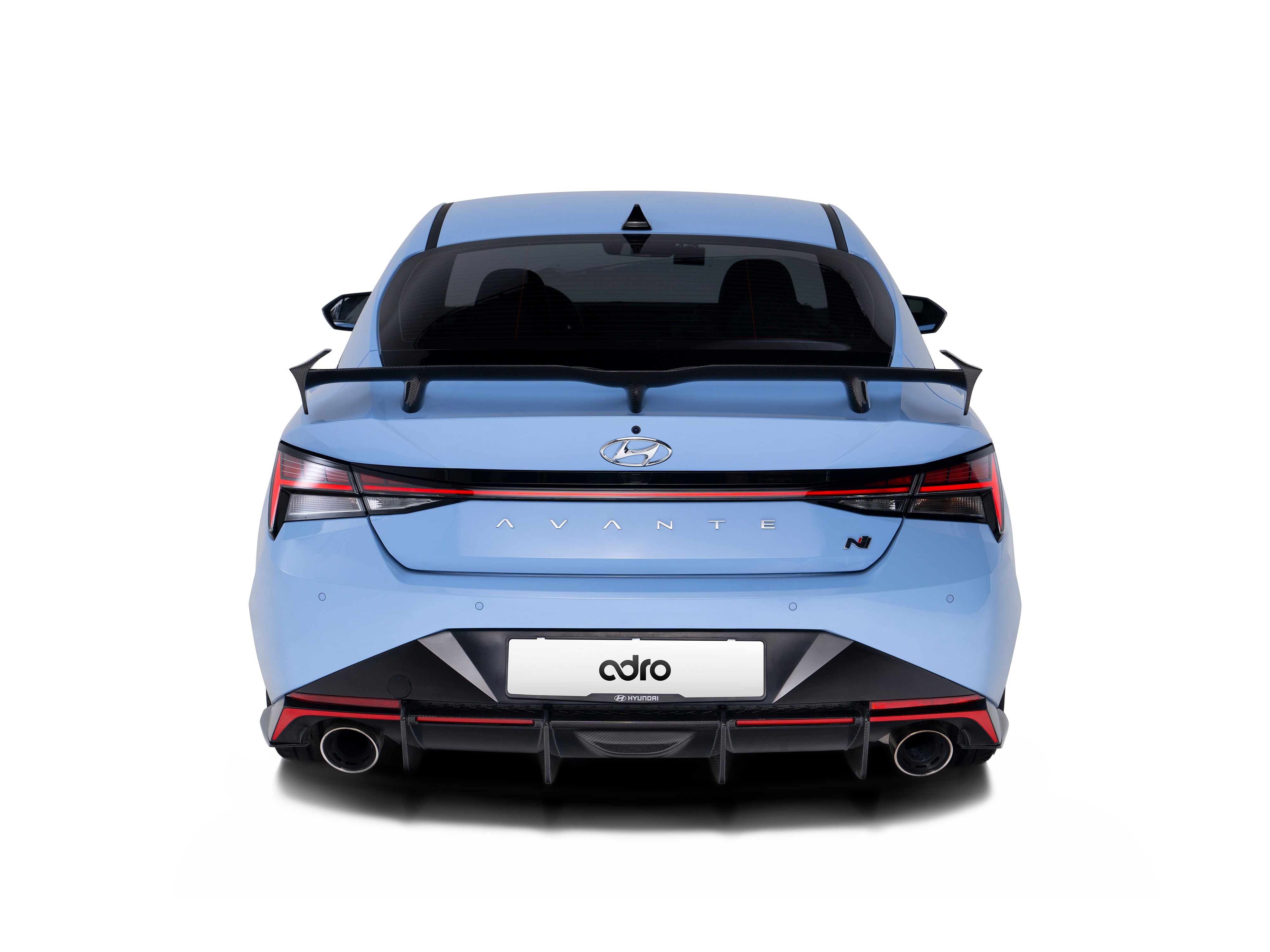 Carbon Fiber Rear Diffuser for Hyundai Elantra N i30 N Sedan 2021-2023