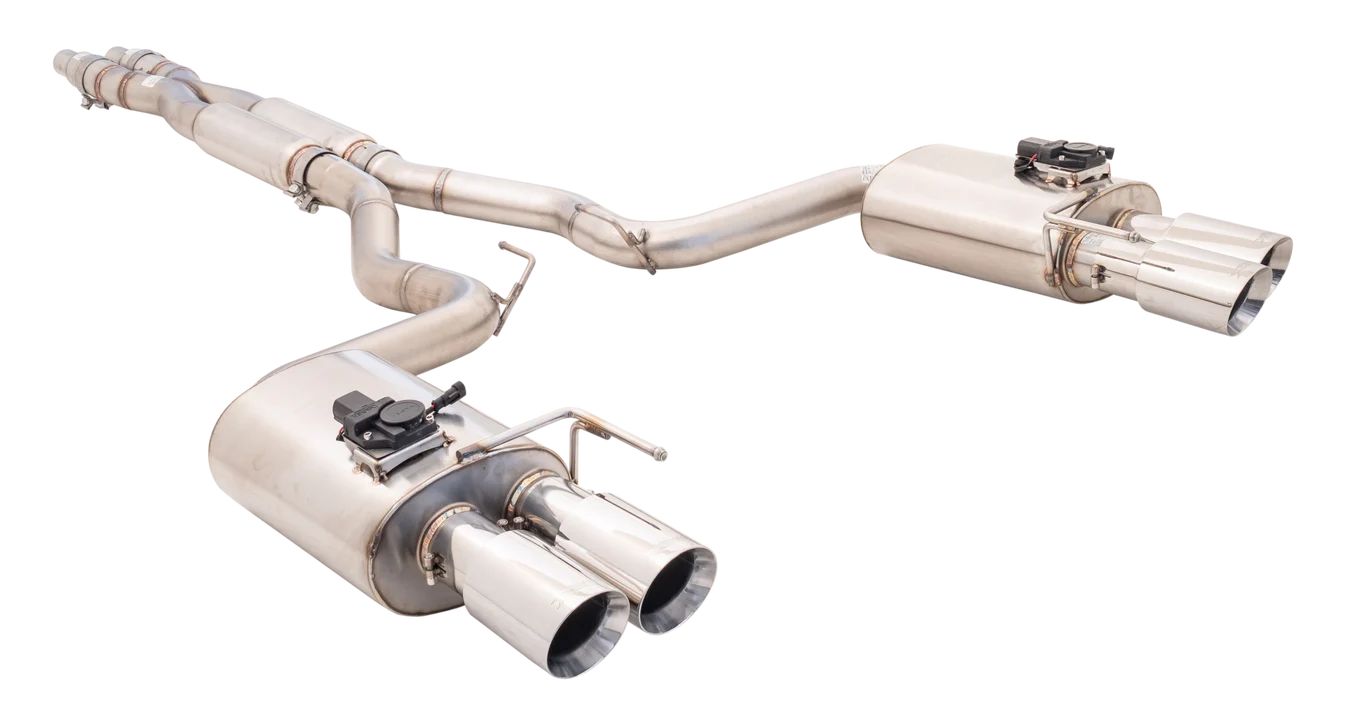 Xforce Ford S550 Mustang GT FN Varex Valved Cat Back Exhaust - iilumolab