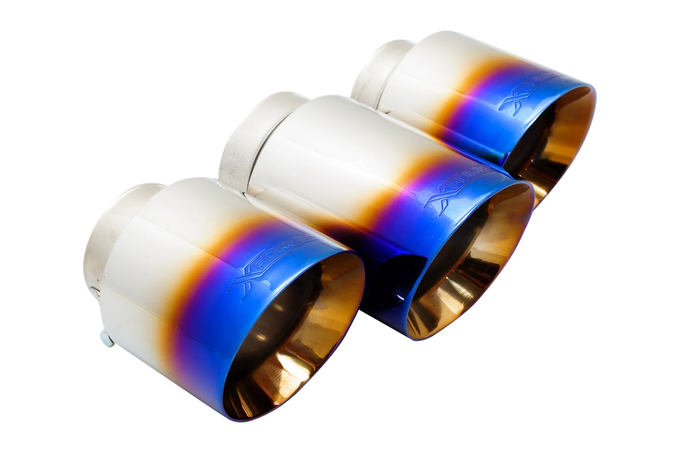 Xforce Honda Civic FK8 Type R Blue Burnt Tips - iilumolab