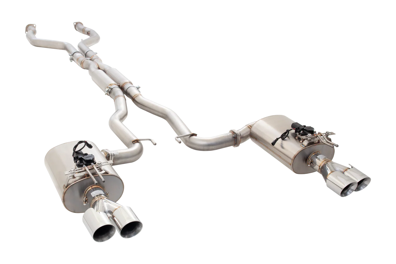 Xforce Holden VE/VF Commodore V8 Raw 409 Twin 2.5Inch Varex Valved Cat Back System - iilumolab