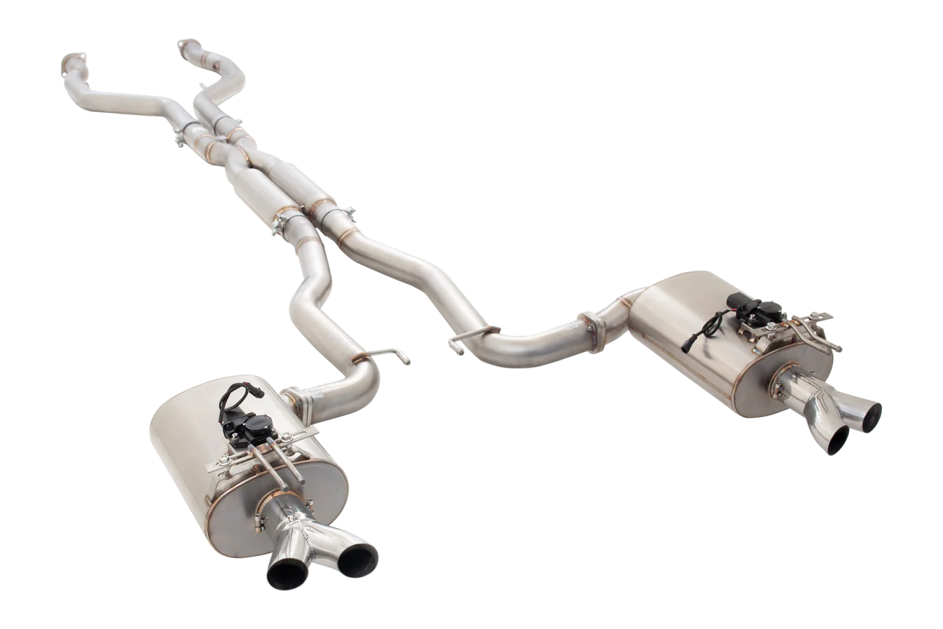 Xforce HSV VF Sedan and Wagon 304 Stainless Steel Twin 3Inch Varex Valved Cat Back System - iilumolab