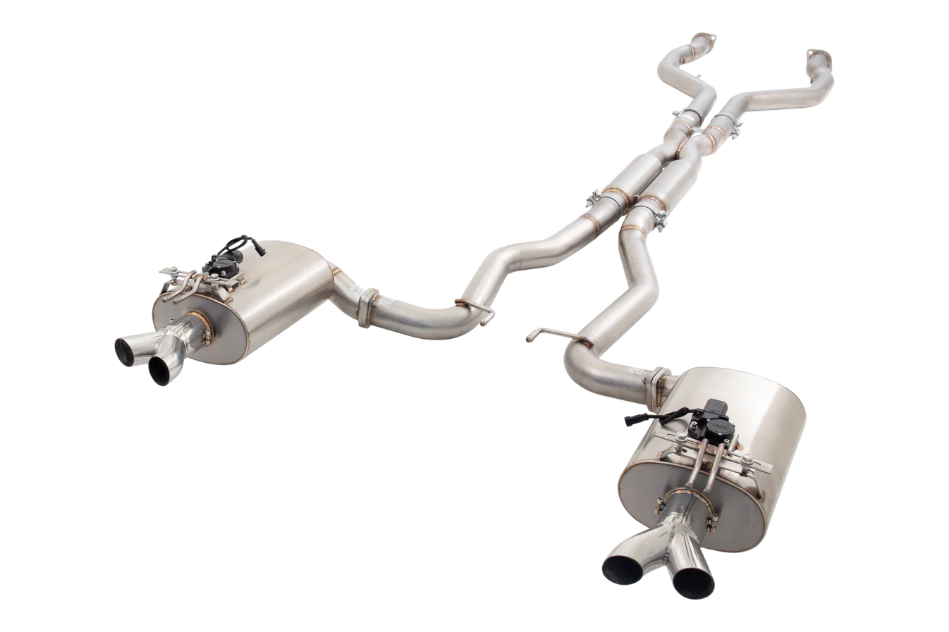 Xforce HSV VF Sedan and Wagon 304 Stainless Steel Twin 3Inch Varex Valved Cat Back System - iilumolab