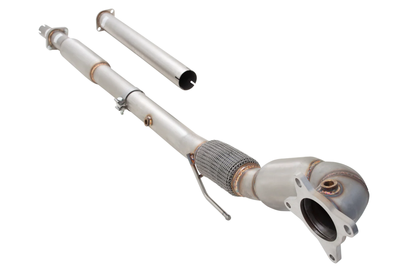 XForce VW GOLF GTI MK5 and MK6 Downpipe with Hi Flow Catalytic Converter - iilumolab