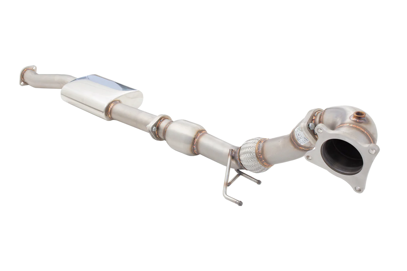XForce VW Golf R MK6 Downpipe With Hi Flow Catalytic Converter - iilumolab
