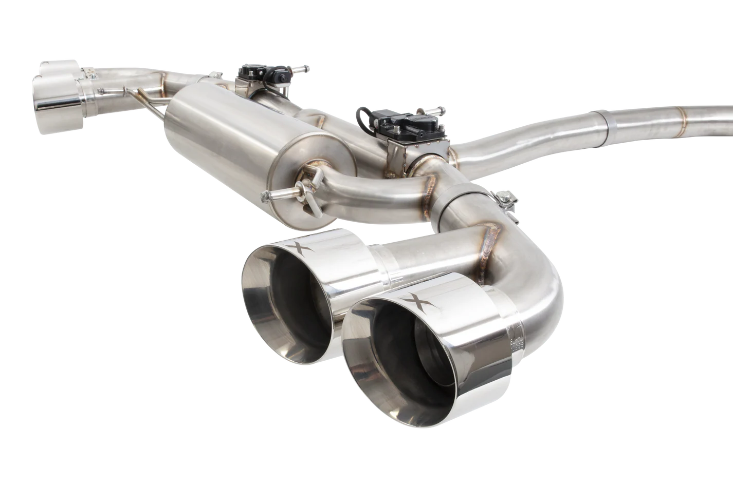 Xforce Nissan GT-R R35 3.5" Varex Valved Catback System - iilumolab