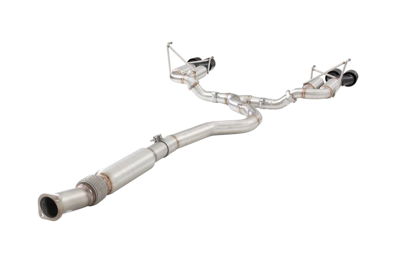 Xforce Subaru WRX STI G3 VA Sedan Race Cat Back Exhaust with Black Tips - iilumolab