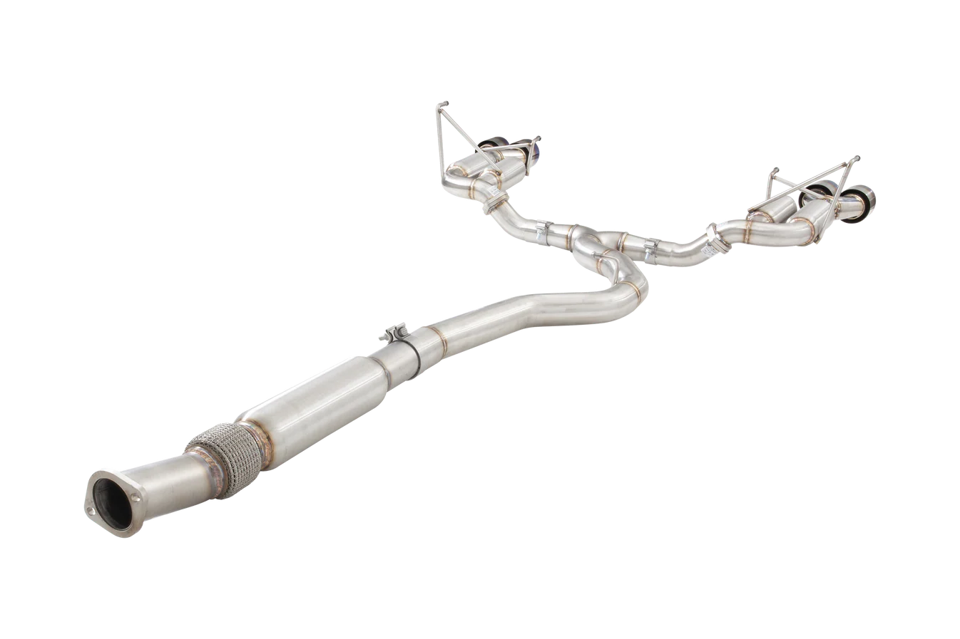 Xforce Subaru WRX STI G3 VA Sedan Race Cat Back Exhaust with Burnt Blue Tips - iilumolab