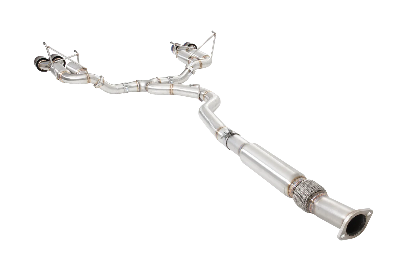 Xforce Subaru WRX STI G3 VA Sedan Race Cat Back Exhaust with Burnt Blue Tips - iilumolab