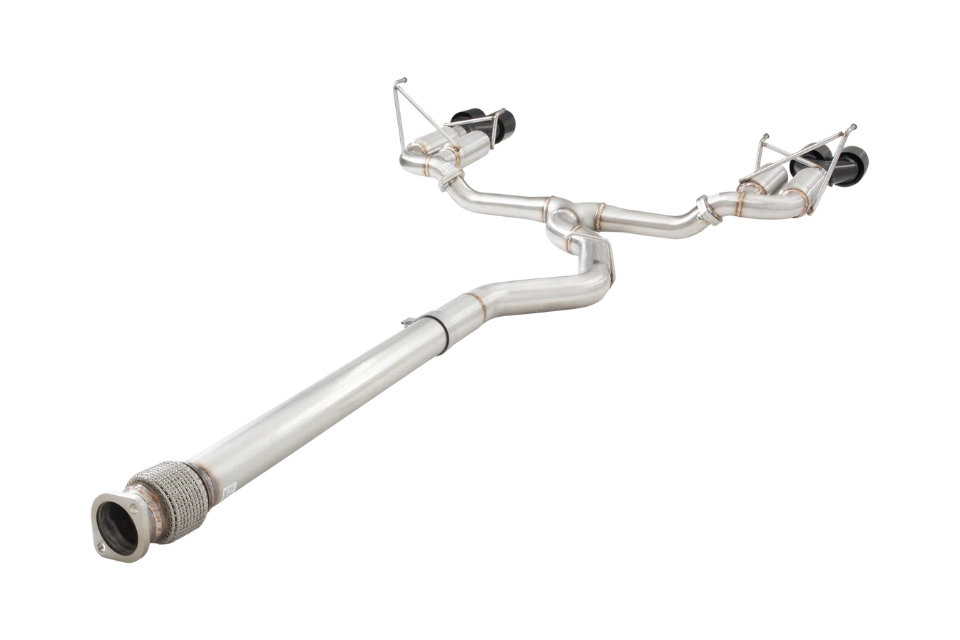Xforce Subaru WRX Sedan VB Race Cat Back Exhaust System with Black Tips - iilumolab