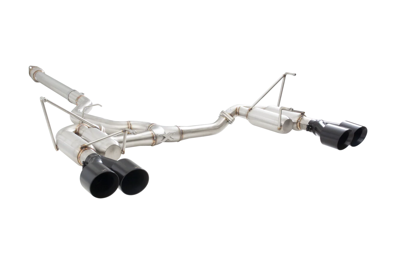Xforce Subaru WRX Sedan VB Race Cat Back Exhaust System with Black Tips - iilumolab