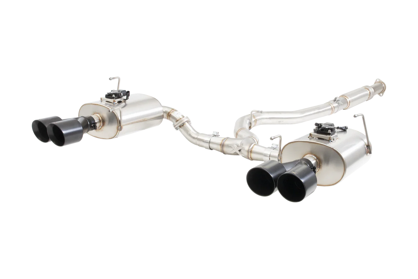 XForce Subaru WRX / STI G3, VA Sedan Varex WR Valved Cat Back Exhaust with Black Tips - iilumolab