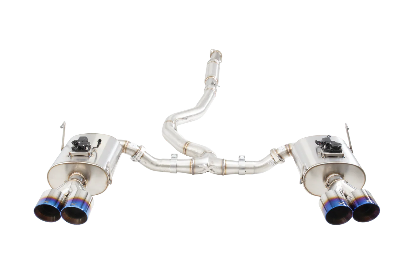 Xforce Subaru WRX Sedan VB Race Cat Back Exhaust System with Burnt Blue Tips - iilumolab