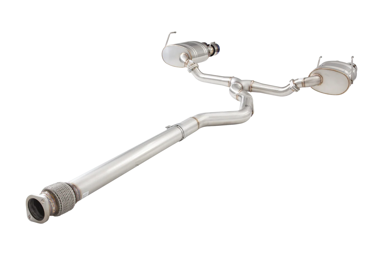 Xforce Subaru WRX Sedan VB Cat Back Exhaust System with Burnt Blue Tips - iilumolab