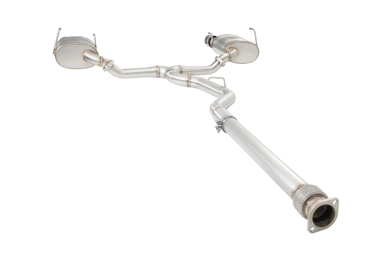 Xforce Subaru WRX Sedan VB Cat Back Exhaust System with Burnt Blue Tips - iilumolab