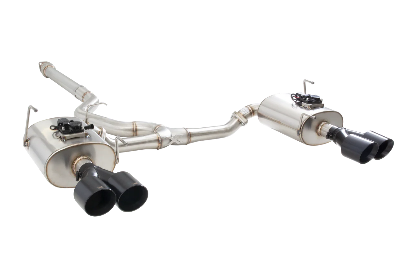 XForce Subaru WRX / STI G3, VA Sedan Varex WR Valved Cat Back Exhaust with Black Tips - iilumolab