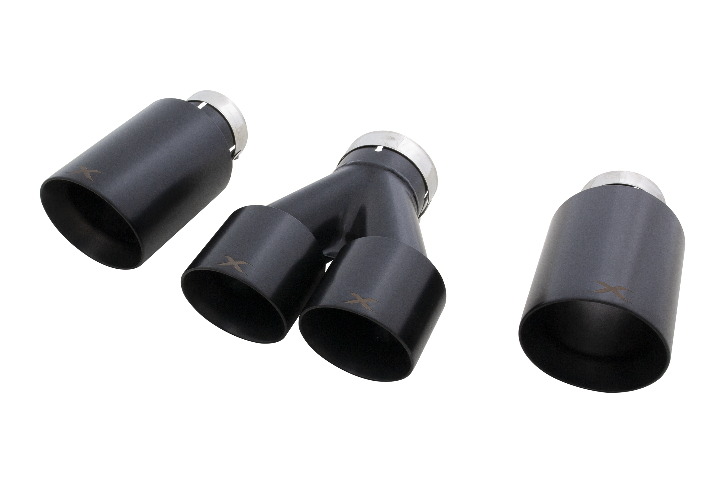 XForce Toyota Corolla GR Matte Black Exhaust Tip Set