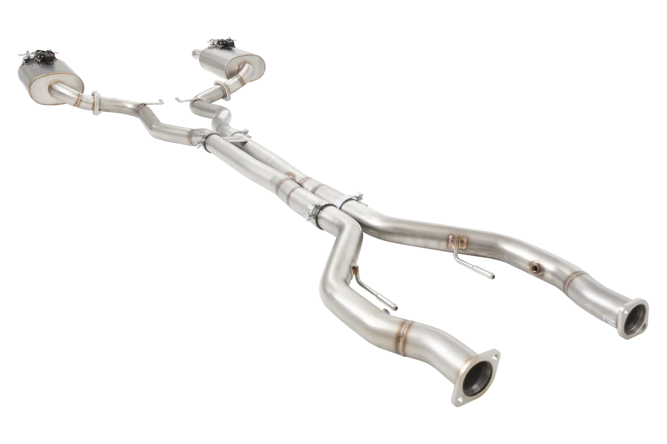 Xforce HSV VF Sedan Straight Pipe Center Twin 3Inch 304 SS Varex Valved Cat Back - iilumolab