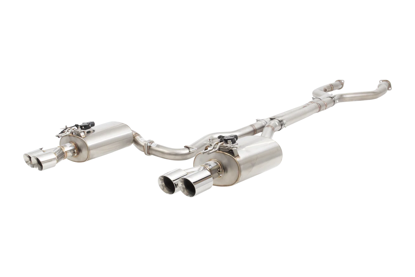 Xforce Holden VE VF V8 Sedan Straight Pipe Center 304 SS Twin 3Inch Varex Valved Cat Back - iilumolab