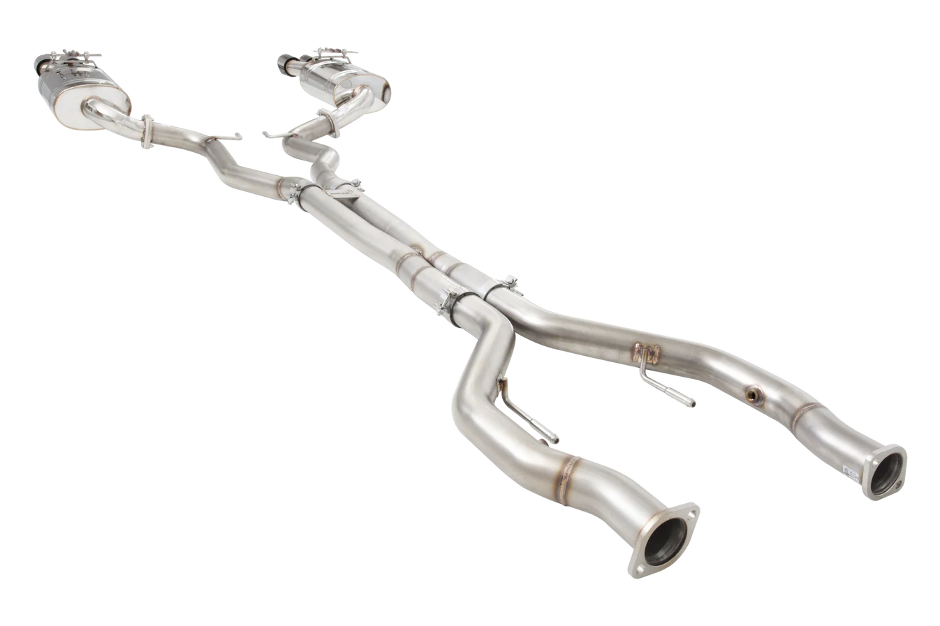 Xforce HSV VF Sedan Straight Pipe Center Twin 3Inch 304 SS Cat Back - iilumolab