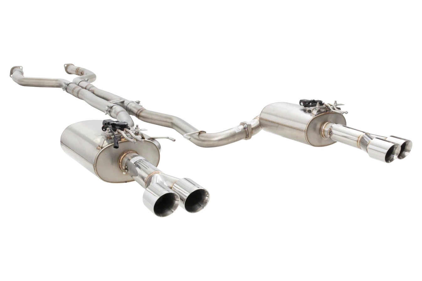 Xforce Holden VE VF V8 Ute Straight Pipe Center 304 SS Twin 3Inch Varex Valved Cat Back - iilumolab