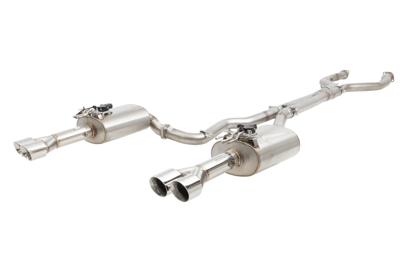 Xforce Holden VE VF V8 Ute Straight Pipe Center 304 SS Twin 3Inch Varex Valved Cat Back - iilumolab