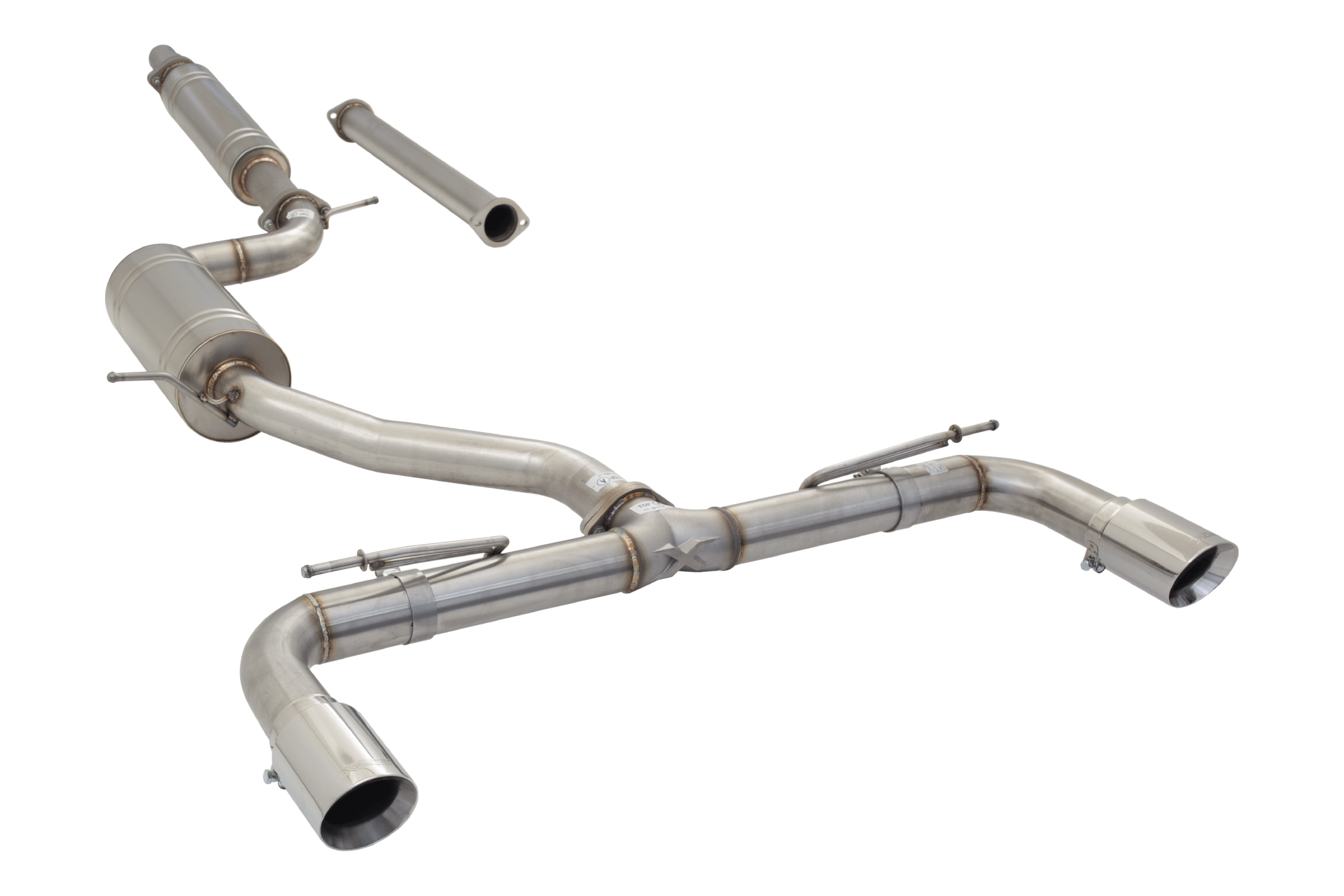 XForce VW GOLF TSI MK7 to MK8 Cat Back Exhaust System