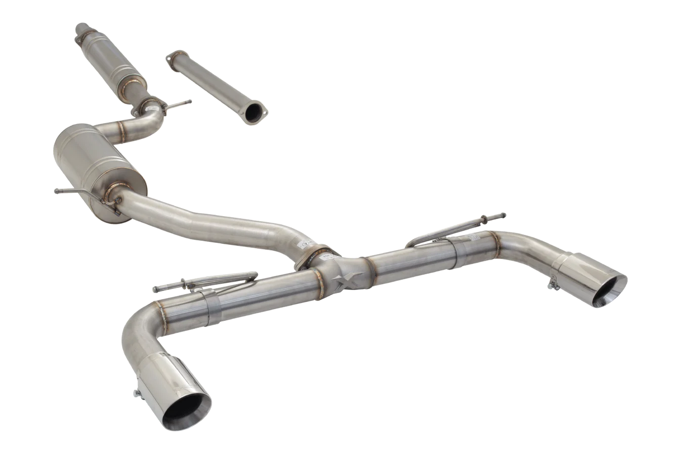 XForce VW GOLF GTI MK7 to MK8 Cat Back Exhaust System - iilumolab