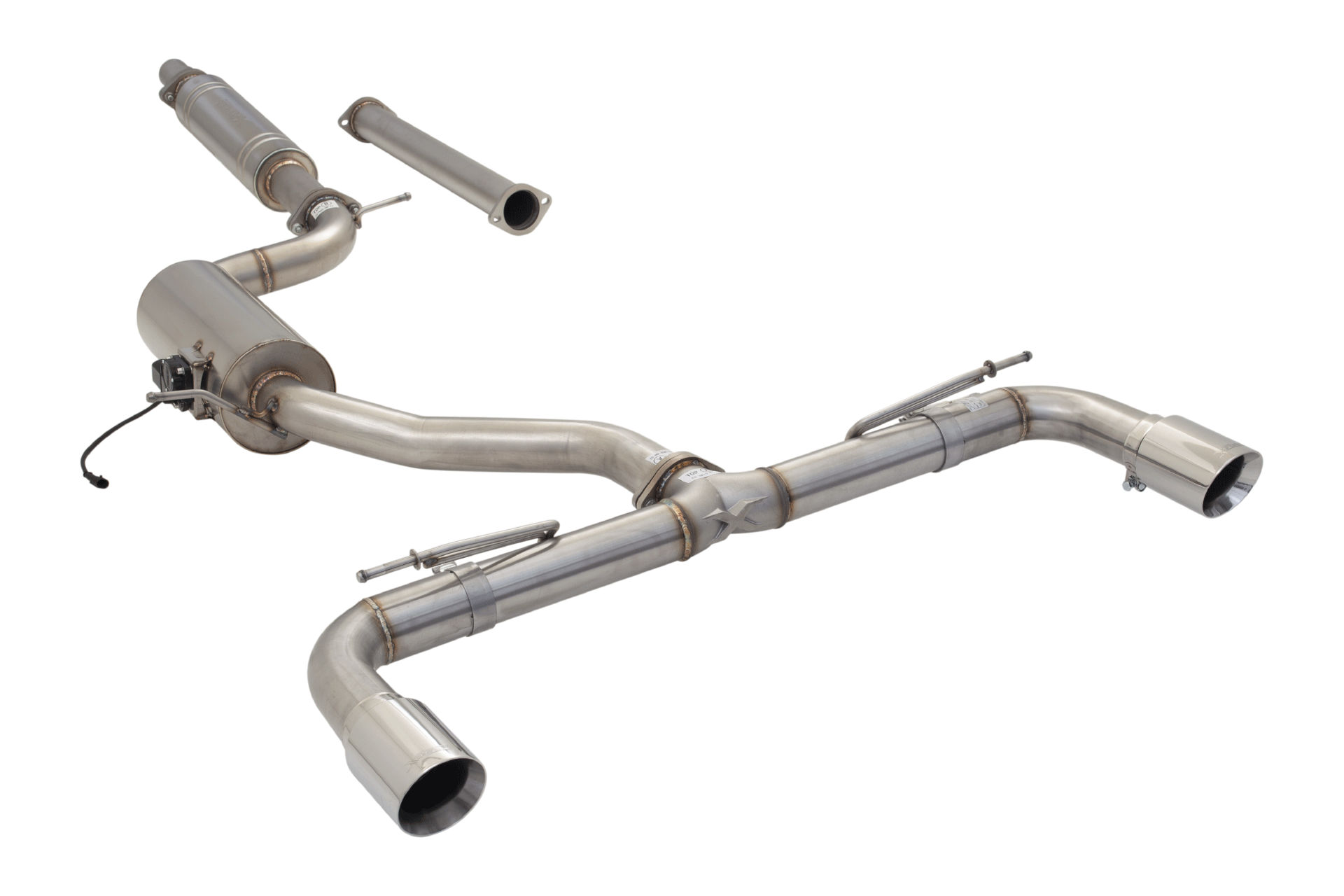 XForce VW Golf TSI MK7 to MK8 Varex Valved Cat Back Exhaust System