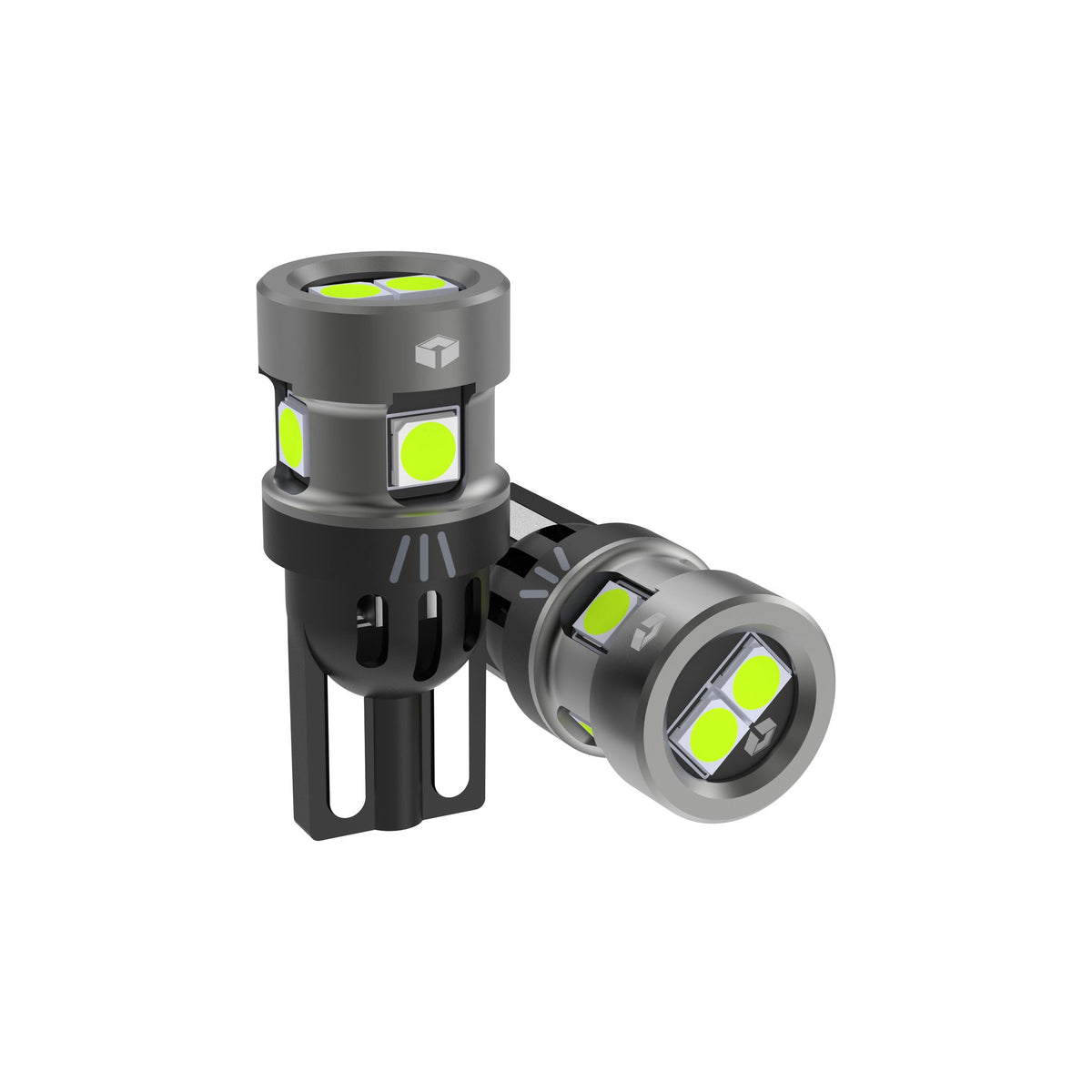 FLASHING T10 CANBUS+ LED BULB : GREEN