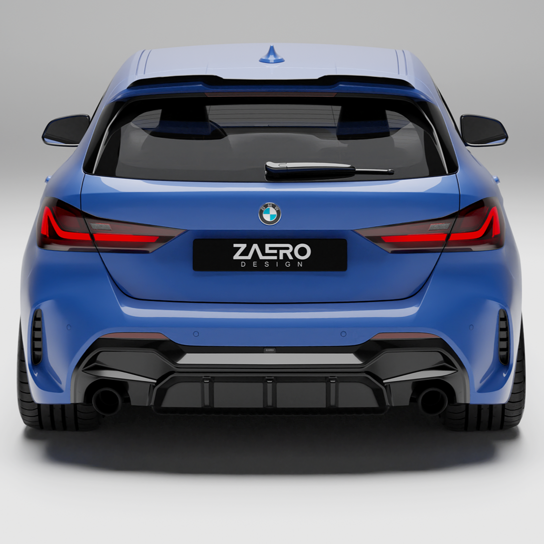 Zaero Designs EVO-1 Diffuser for BMW 1 Series F40 (Pre-LCI)[Dual Exit] 2020-2023