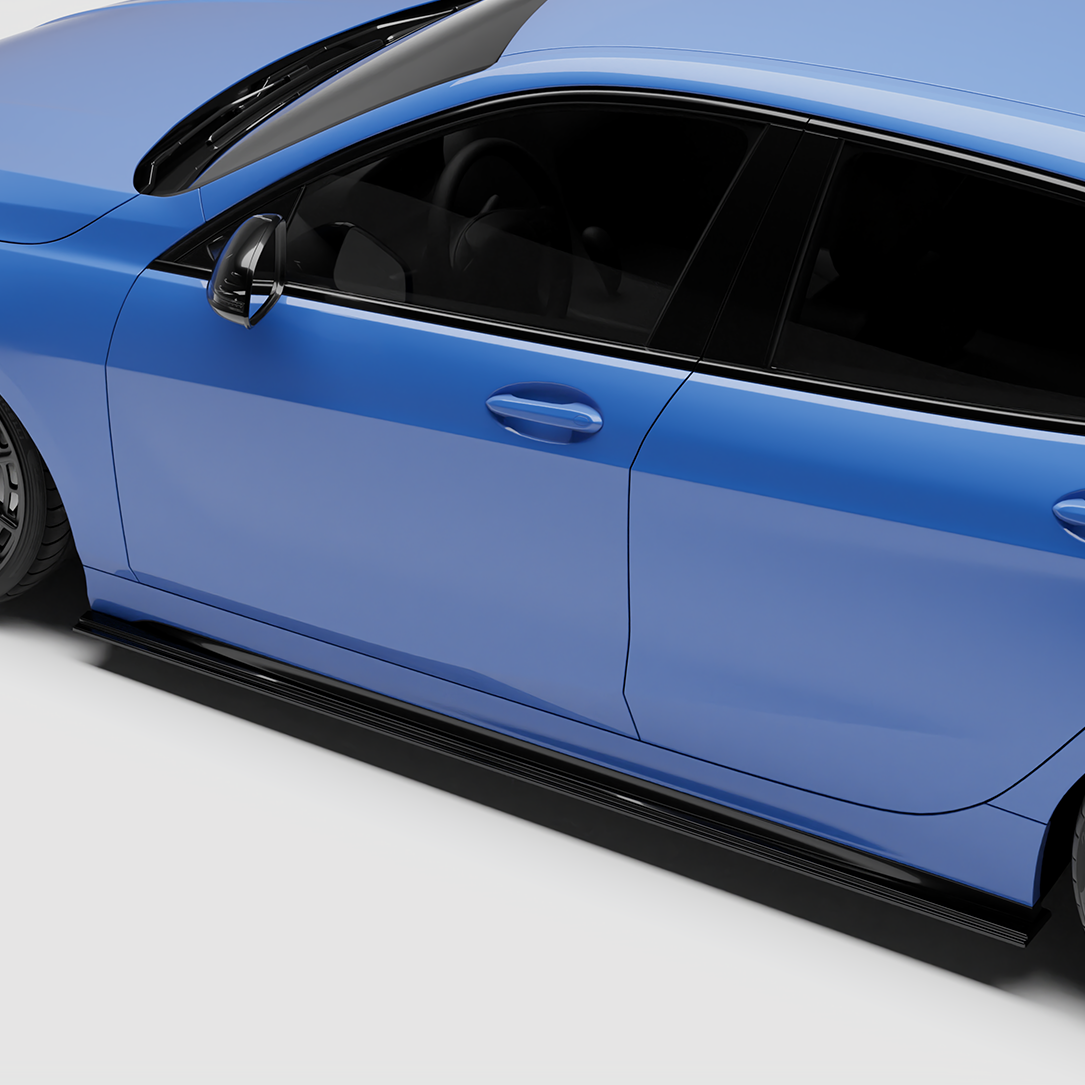 Zaero Designs EVO-1 Side Splitter for BMW 1 Series F40 (Pre-LCI) 2020-2023